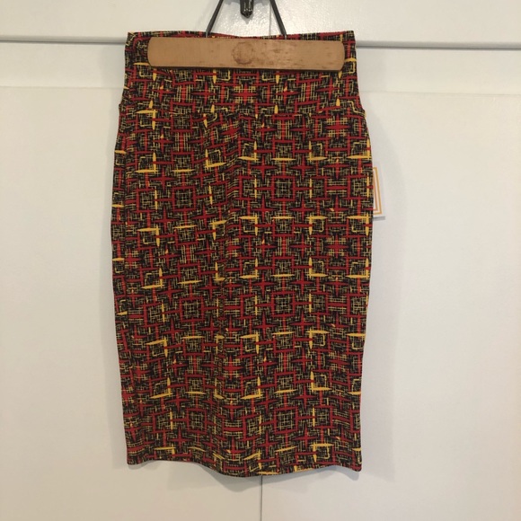 NWT Lularoe Womens XS Cassie Skirt Square Stretch - Picture 3 of 5